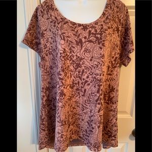 LLR Classic High/Low T-Shirt Sz 2X